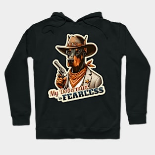 Cowboy Doberman Hoodie